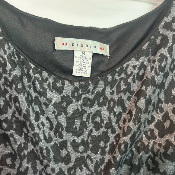 Leopard print AA Studio “Work” dress - Picture 2 of 2